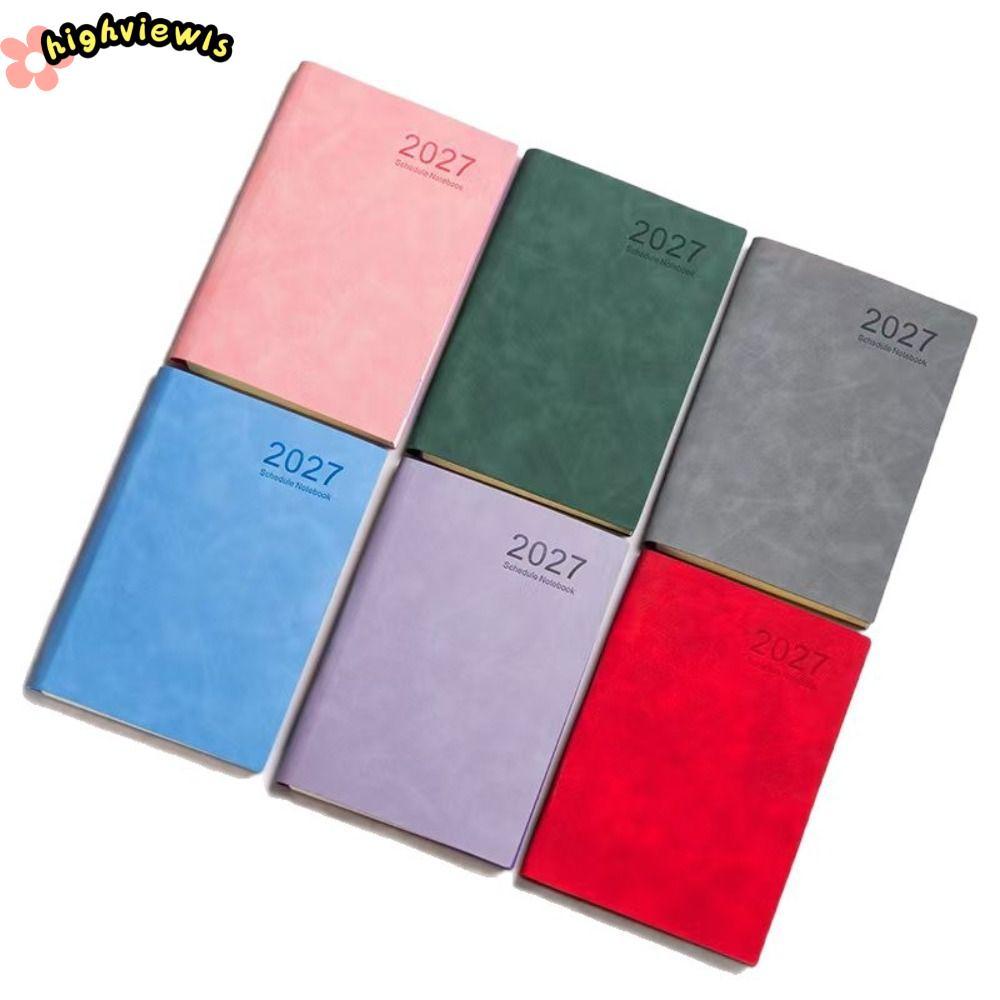 Sổ tay lịch trình HIGHVIEWLS, với các trang kế hoạch hàng tháng & hàng tuần 365 ngày 2027 Planner, Học sinh tạp chí hiệu quả A5 đa năng