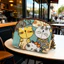 Hoạt Hình Dễ Thương Canvas Chìa Khóa Ví Đựng Tiền Xu Túi Đựng Thẻ Nam Đa Năng Ví Đựng Tiền Xu Di Động Ví Nhỏ Unisex Mang Theo Túi