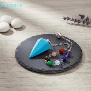 Mặt dây chuyền pha lê ngọc trai FUJIZOU, Mặt dây chuyền pha lê chữa bệnh màu sắc cầu vồng, Chuỗi hạt thanh lịch DIY Họa tiết ngẫu nhiên Vòng cổ pha lê tự nhiên Chữa bệnh năng lượng