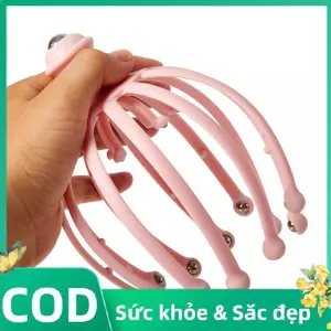 Trong Kho Da Đầu Massager 18 Móng Vuốt Cầm Tay Đầu Scratcher Cho Sâu Thư Giãn & Căng Thẳng Cứu Trợ Cá Tuyết