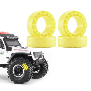 4 0.7 "Cao Su Silicon Bánh Xe Lốp Chèn Bọt Cho Trục SCX30 1 / 30 RC Xe Bánh Xích Xe Nâng Cấp Phần Phụ Kiện