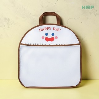 Túi Lưới Treo Tường Decor Phong Cách Hàn Quốc Happy Day