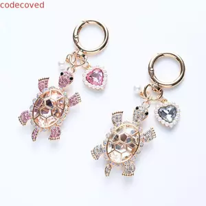 Mặt dây chuyền rùa biển MECOVED, Móc khóa rùa may mắn bằng kim loại sáng tạo di động Mặt dây chuyền treo đại dương quyến rũ