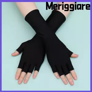 MERIGGIARE Găng Tay Dài Nữ Chắc Chắn Găng Tay Lái Xe Phụ Kiện Đi Xe Đạp Không Ngón
