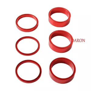DARON Phuộc Trước Máy Giặt Vòng Đệm 6 Cái / bộ Tai Nghe Thân Miếng Đệm Tai Nghe Nâng Tai Nghe Phụ Kiện Xe Đạp Phần Tay Cầm Miếng Đệm