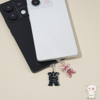 【Chamvn】có cổng sạc tương thích với IP và Android. Đồ trang trí múa lân bằng acrylic sáng tạo