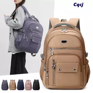 Ba lô ngoài trời CQCJ, Ba lô du lịch sức chứa lớn nhẹ, Ba lô học sinh nhiều lớp bền bỉ chống thấm nước dành cho học sinh