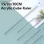 Thước Thẳng TUYỆT VỜI, Thước Lập Phương Trong Suốt 15 / 20 / 30CM, Thước Acrylic Sáng Tạo Văn Phòng Phẩm Sáng Tạo