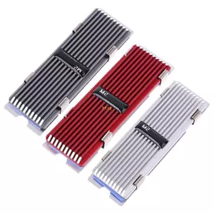 Btsg cho M 2 SSD NVMe Tản Nhiệt Tản Nhiệt M2 2280 SSD Đĩa Cứng Nhôm Tản Nhiệt Với Tấm Nhiệt Cho PCIe M2 PC Radia