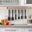 {AKIN} Bộ 6 thìa silicon cấp thực phẩm Dụng cụ nấu ăn chống dính chịu nhiệt Baking Turner Dụng cụ nhà bếp linh hoạt {a}