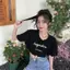 Người đàn ông nhỏ Dopamine Sweet Hot Girl Top Thiết kế mùa hè Áo thun ngắn tay crop
