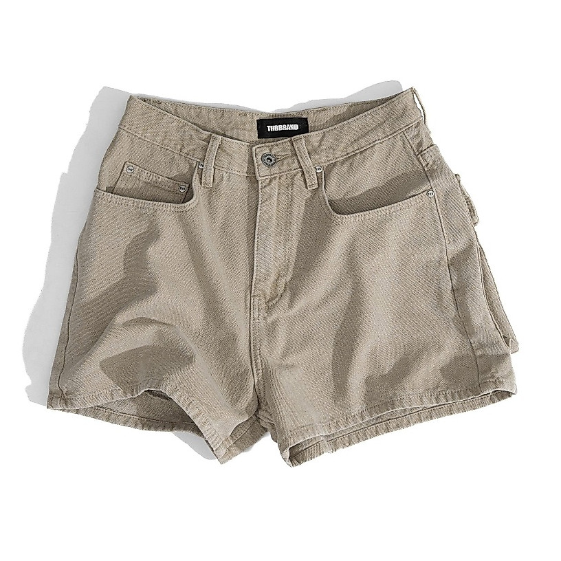 THBBRAND - Quần short trên gối “THBB BASIC KHAKI JEANS” - [form trên gối]/ BE