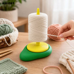 Giá đỡ sợi NHỎ, Máy cuộn sợi vàng xanh PLA in hình, Thiết kế bơ xoay trơn tru đa năng Phụ kiện may vá