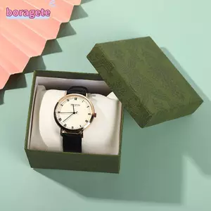 Hộp trưng bày đồng hồ đeo tay BORAGETE, Hộp quà tặng đồng hồ góc phải sang trọng, Đồng hồ bỏ túi du lịch tinh tế cao cấp chất lượng cao