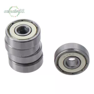 CATMALLER88 10 Vòng bi kín đôi, Vòng bi rãnh sâu bằng thép Chrome 626ZZ, Dễ dàng bảo trì 6mm x 19mm x 6mm Hộp số vòng bi thu nhỏ được bôi trơn sẵn