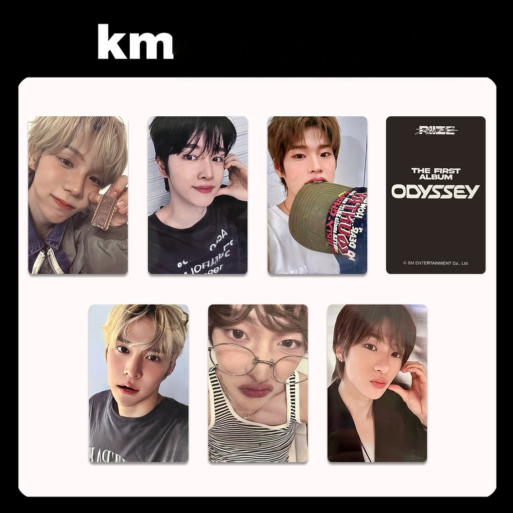 5-6 chiếc RIIZE RISE REALIZE KM ODYSSEY Lomo Cards APPLE MUSIC SOUNDWAVE EVERLINE Photocards SHOTARO EUNSEOK SUNGCHAN WONBIN SOHEE ANTON Kpop Bưu thiếp YM