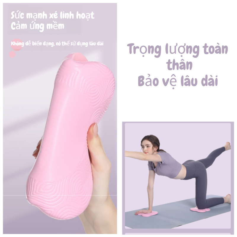 Thảm tập yoga Miếng đệm mềm cho đầu gối dày lên Hiệu ứng đệm Bảo vệ khớp Các tư thế yoga khác nhau