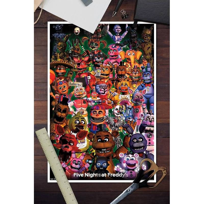 FNAF-Ultimate Nhóm Trò Chơi Poster Canvas Nghệ Thuật Poster Và Nghệ Thuật Treo Tường In Hình Hiện Đại Phòng Ngủ Gia Đình Trang Trí Áp Phích