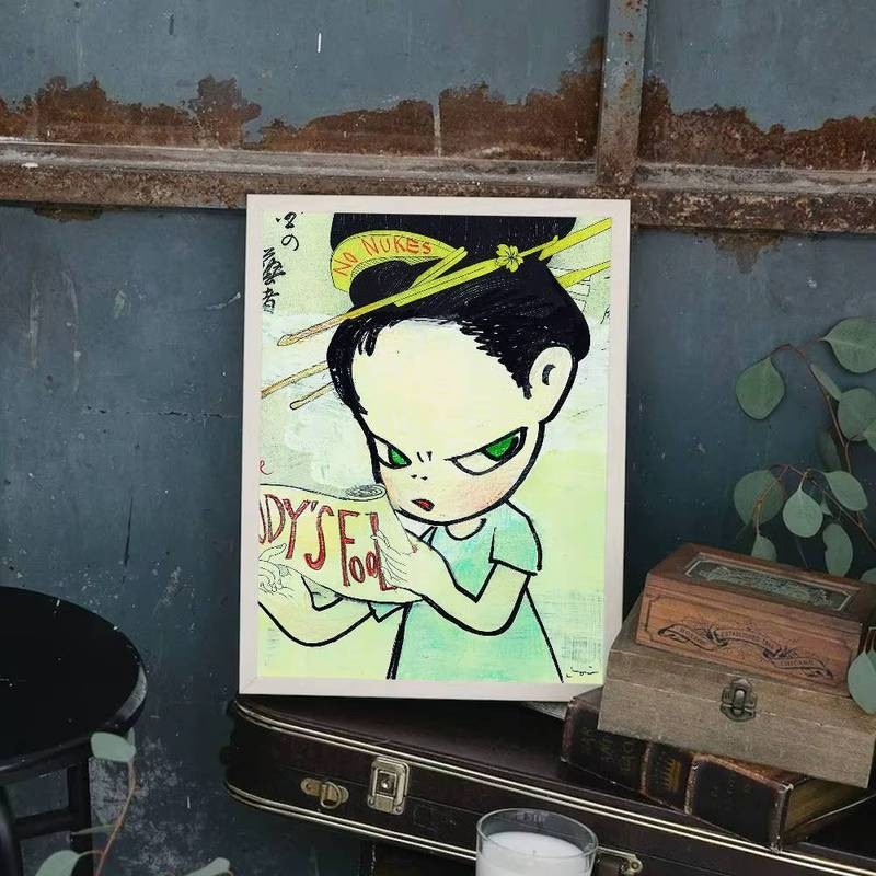 Yoshitomo Nara Dream Doll Poster Canvas In Thích Hợp Cho Trang Trí Nhà Cafe Bar Trang Trí Tường Phòng