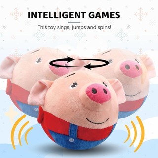 Nâng cấp Hoạt Động Di Chuyển Thú Cưng Sang Trọng Đồ Chơi Tương Tác Squeaky Bouncing Bóng Đồ Chơi Điện Tử Sang Trọng Bóng Cho Và Con Chơi Ngoài Trời Trong Nhà thay thế có thể giặt được