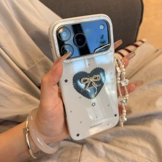 Ins long lanh trái tim rỗng Thích hợp cho 17promax16iPhone151413Vỏ bảo vệ chống sốc Hàng hóa tại chỗ dành cho nữ