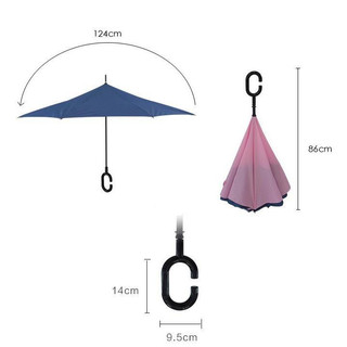 Ô dù gấp mở ngược dùng cho xe hơi, ô tô - tiện dụng, thông minh