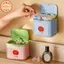 TATER Cotton Qtip Hộp Đựng Có Nắp, Hộp Đựng Phòng Tắm Sắp Xếp Lưu Trữ Nhà Cửa, Vanity Organizer VN