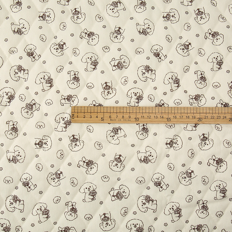 Vải Corduroy 50x150cm Làm Dày Hoa Dâu Tây, Cotton Phù Hợp DIY Quần Áo & Chăn Trẻ Em