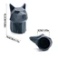 EDB * Vỏ bọc dây ô tô chịu thời tiết với tác phẩm nghệ thuật sói in 3D phổ biến Kích thước 50MM Xây dựng mạnh mẽ cho ô tô