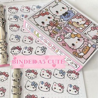 Sổ Đựng Card Mèohe Binder A5 Album Rỗng Hoạ Tiết Hoạt Hình Đựng Ảnh Bo Góc Thần Tượng Timo VPBL26