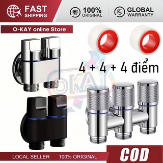 Vòi Góc Hợp Kim Nhôm 3 Chiều – Cho Nhà Vệ Sinh Ban Công
