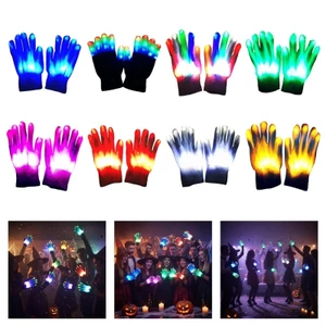 Găng tay dự tiệc ONE Illuminates Găng tay LED phát sáng cho sinh nhật Halloween Giáng sinh