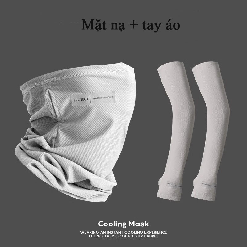 M7 Khăn Che Mặt Chống Nắng Khẩu Trang Vải Nam Nữ Dáng Ống Protect Style Hàn MALAN