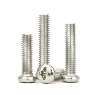 Vit /Ốc Vít pake đầu tròn mạ niken /Bulong Đầu Tròn M1 / M1.2 / M1.4 / M1.6 / M2 / M2.5 / M3 / M4 / M5 / M6 * L2-50mm [JYD-ZZ-Z]