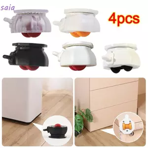 SAIA 4 Bánh Xe Nội Thất, Bánh Xe Đa Năng Tắt Tiếng Chống Mài Mòn, Bền Có Phanh Ổn Định Tự Dính Ròng Rọc Đế Đồ Nội Thất Di Chuyển Phụ Kiện