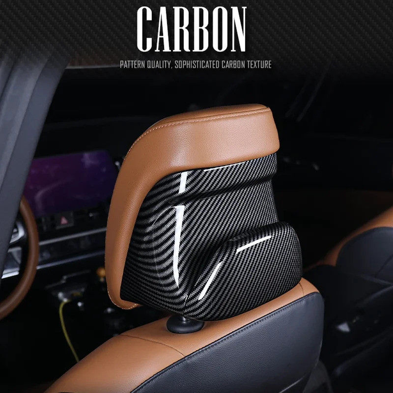 Dành Cho Xe Kia Sportage NQ5 2022 2023 Nội Thất Viền Phụ Kiện 4 Ghế Trước Tựa Đầu ABS Vỏ Bảo Vệ Phụ Kiện Nội Thất