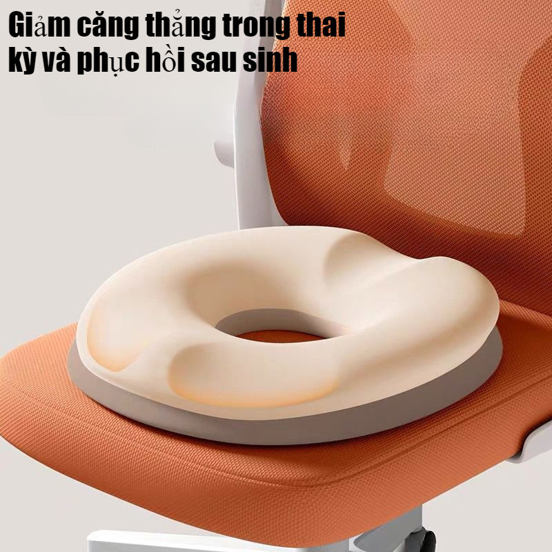 Đệm lót ghế, gối kê mông y tế, siêu mềm mại đàn hồi tốt, cho bà bầu người trĩ