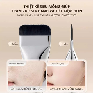 Cọ Trang Điểm Tán Kem Nền Che Khuyết Điểm Đầu Phẳng Chuyên Nghiệp Ultra Thin H1 - Phúc Hưng