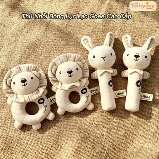 【BabyJoy】Thú Nhồi Bông Lục Lạc Gbee Cho Bé Sơ Sinh Cao Cấp,Đồ chơi lắc nhồi bông sáng tạo,Chất Liệu Cotton Hữu Cơ