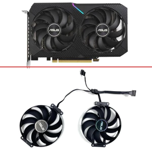 Iii87MM T129215Quạt đồ họa SU DC12V 0.5A RTX3060 RTX3060TI 6Pin cho ASUS DUAL RTX 3060 RTX 3060 TI 8G MINI V2 LHR Quạt đồ họa * *