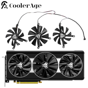 Quạt làm mát thẻ iVideo cho ​Quạt làm mát Card đồ họa XFX Radeon RX 5700 XT 8GB THICC III Ultra 95MM 85MM CF1010U12S RX5700XT *