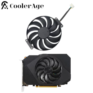 Quạt thẻ iVideo cho ASUS Phoenix GTX 1650 1630 GDDR6 4GB PHOENIX Quạt làm mát thẻ đồ họa *
