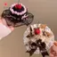 MJnmc Gothic Ren Bánh Tóc Dễ Thương Trẻ Em Kẹp Tóc Mũ Đội Đầu Phụ Kiện Tóc Kawaii Nữ Cô Gái Tóc Trang Trí Mới