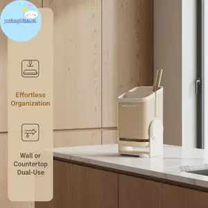 Pufangbliss Chức Năng Treo Tường Xoay Chopsti Giá Đỡ forpact Bếp Dao Kéo Ra VN