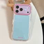 Ốp điện thoại Acrylic khối nối màu cho iPhone 17 Pro Max 16 15 Pro Max Vỏ bảo vệ chống sốc