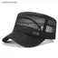 Mũ lưới Flat Top Snapba Mũ bóng chày có thể điều chỉnh Cadet Man Truer Cap FSI