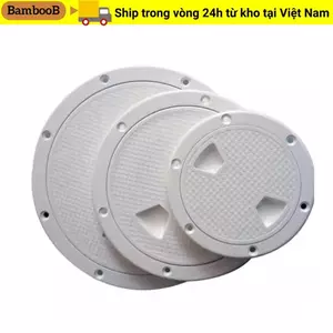 Tấm sàn BAMBOOB, Truy cập kiểm tra sàn ABS 4 6 8 inch, Vòng bền chống trượt Vít ra Hatch Cover Thuyền du thuyền Phụ kiện hàng hải