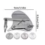 GETVOW Mechanical Gear Train Ruling Pen, Bộ bút chấm bi họa tiết hai chế độ, Bút kẻ sọc có thể hoán đổi chính xác Bánh xe lăn có thể hoán đổi cho nhau dành cho kiến trúc sư