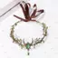 PYCOU Elven Crown, Thiết Kế Cây Nho Giả Tưởng Trang Sức Elf Tiara, Nhẹ Rừng Chủ Đề Đầm Phụ Kiện Giả Tưởng Đầu Halloween