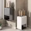 Cod Knife Rack Nhà Bếp Thép Không Gỉ Đa Chức Năng Treo Tường Không Khoan Knife Chủ